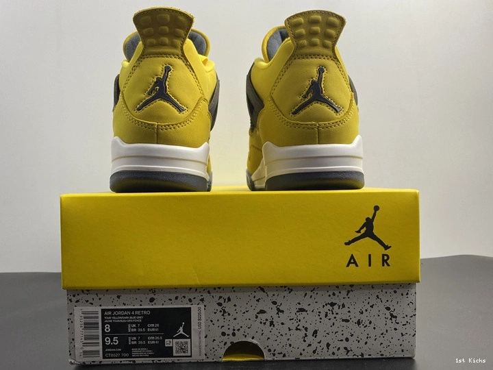 AIR 4 CT8527-702 RETRO 'LIGHTNING JORDAN LS 0917